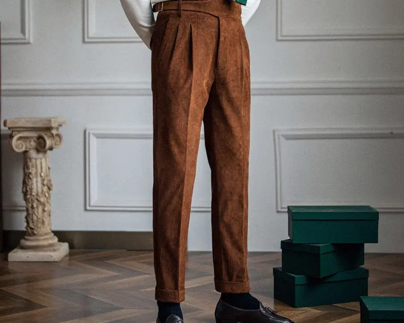 Straight-Leg Trousers