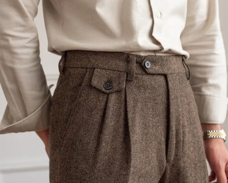 Straight-Leg Trousers